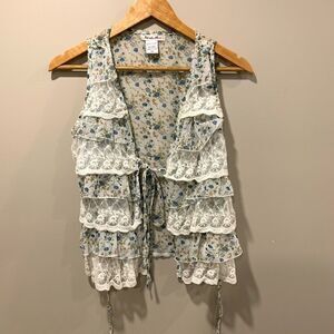 Paradis Miss - Vintage Lace Floral Vest​​